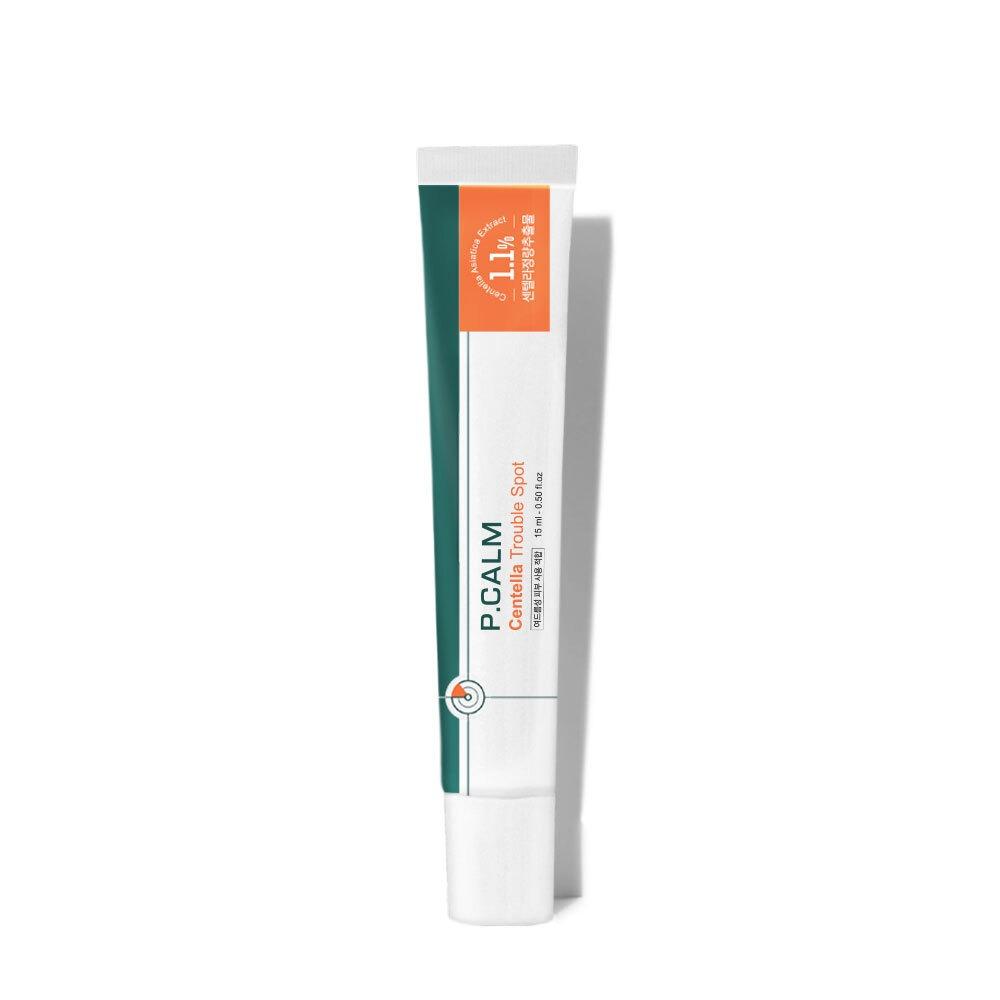 P.CALM Centella Trouble Spot 15ml, Targeted Soothing & Skin Texture Refining Serum