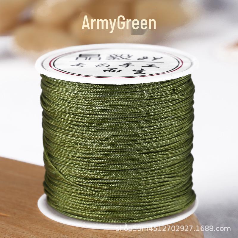 

Тайваньская нефритовая линия №. 72: 50 м веревка для плетения украшений и бисера своими руками No. 72 Jade Line 50m