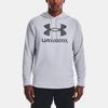 Under Armour Tech Logo Loose Fit Hoodie Men Hoodies Gray 1363663-011