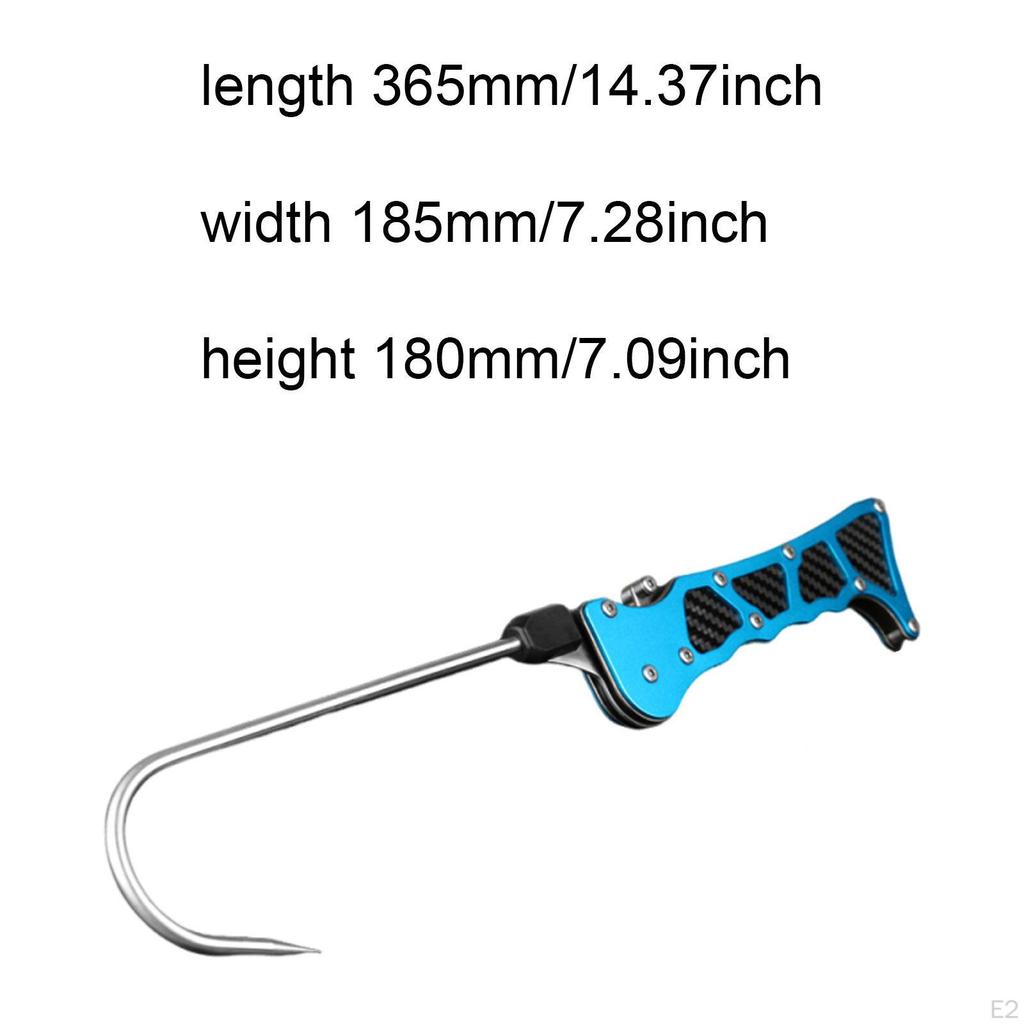 Fishing Gripper Foldable Stainless Steel Hook 185mm Accessory for Backpack Essential