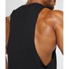 Gymshark Legacy Drop Arm Tank Schwarz A5a2z Bb2j