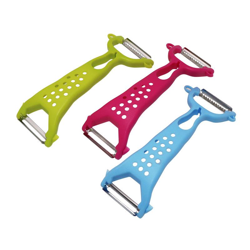 

1pcs Multi-function Grater Peeler Kitchen Vegetable Carrot Gadgets Fruit Paring Knife Double Head Peeler Kitchen Tools