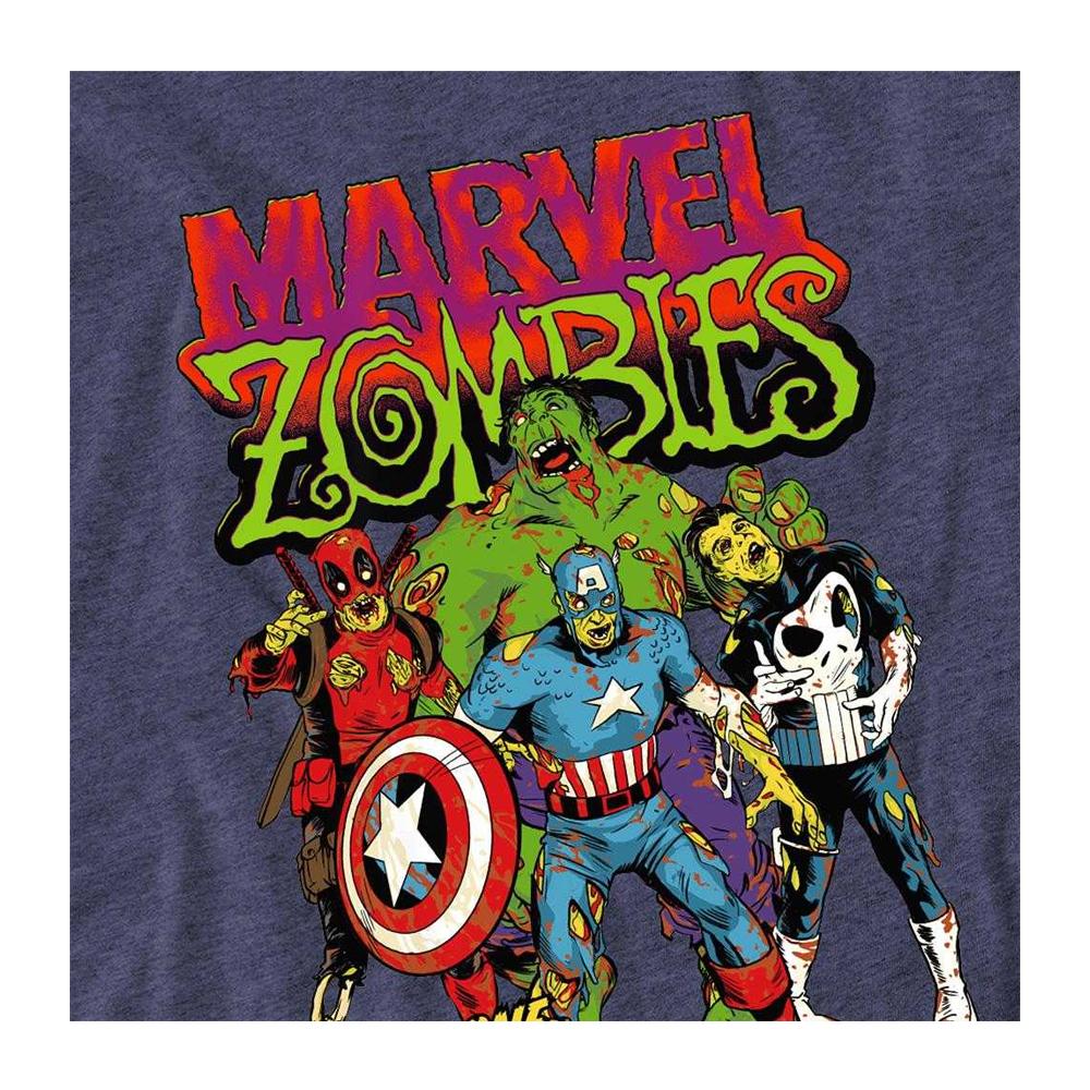 Marvel Zombies Unisex Erwachsenen Letzter Überlebender Heather T-Shirt