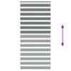 Zebra Roller Blind, Dark Grey, Fabric Width 105.9Cm, Polyester