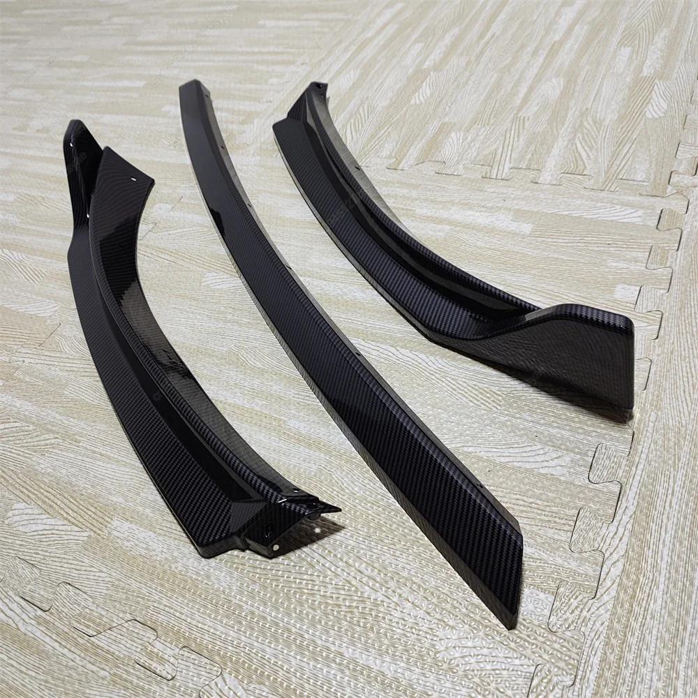 Maxton Style Car Front Bumper Splitter Lip Diffuser Body Kit ABS Spoiler Guard For VW Golf 6 MK6 Standard TSI TDI MPI 2008-2013