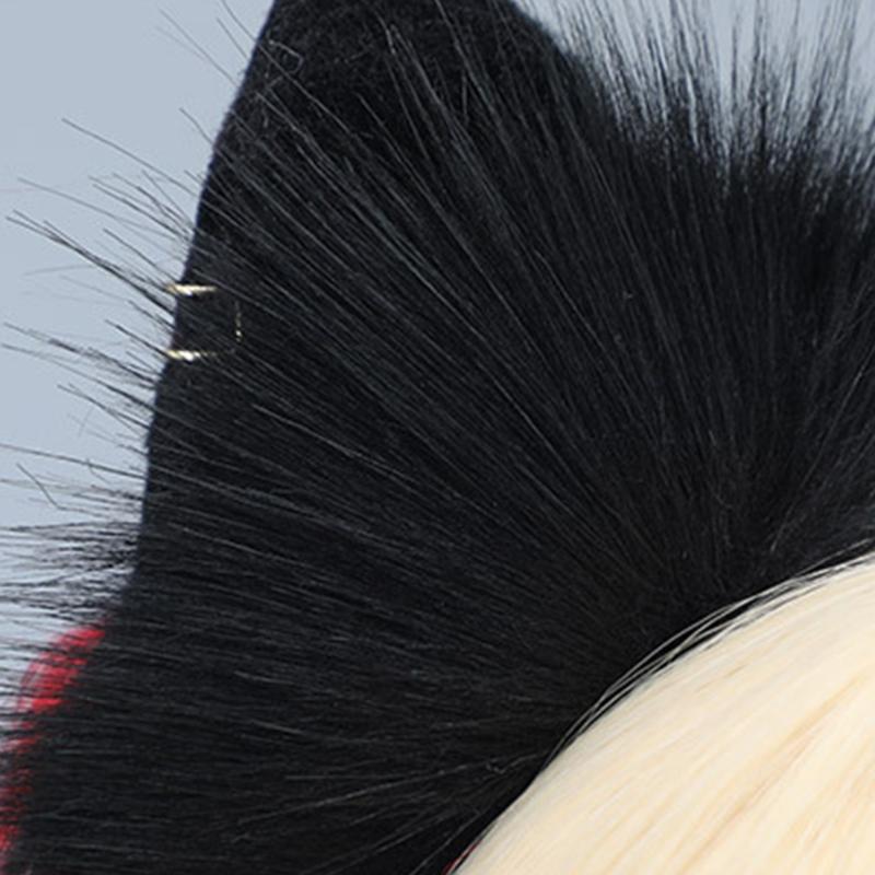 Wolf Ears Handmade Animal Furry Kitten Headband Star Tassels for Masquerade