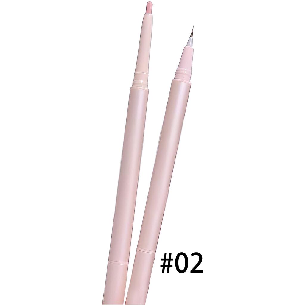 Natural Makeup Stick Double Ended Long Lasting Non Smudging High Gloss Silky Smooth Formula Eye Brightening Nourishing 2 In 1