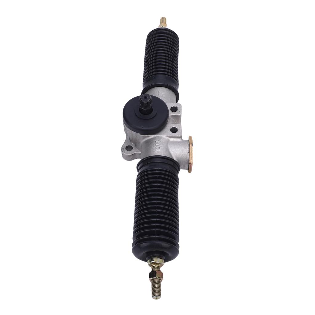 Power Steering Gear Rack Pinion Assembly 30T 420mm Long with Rubber Bushing for Go Kart ATV UTV Quad