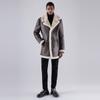 Strike Desired Rich Lambskin Shearling Coat (Brown)