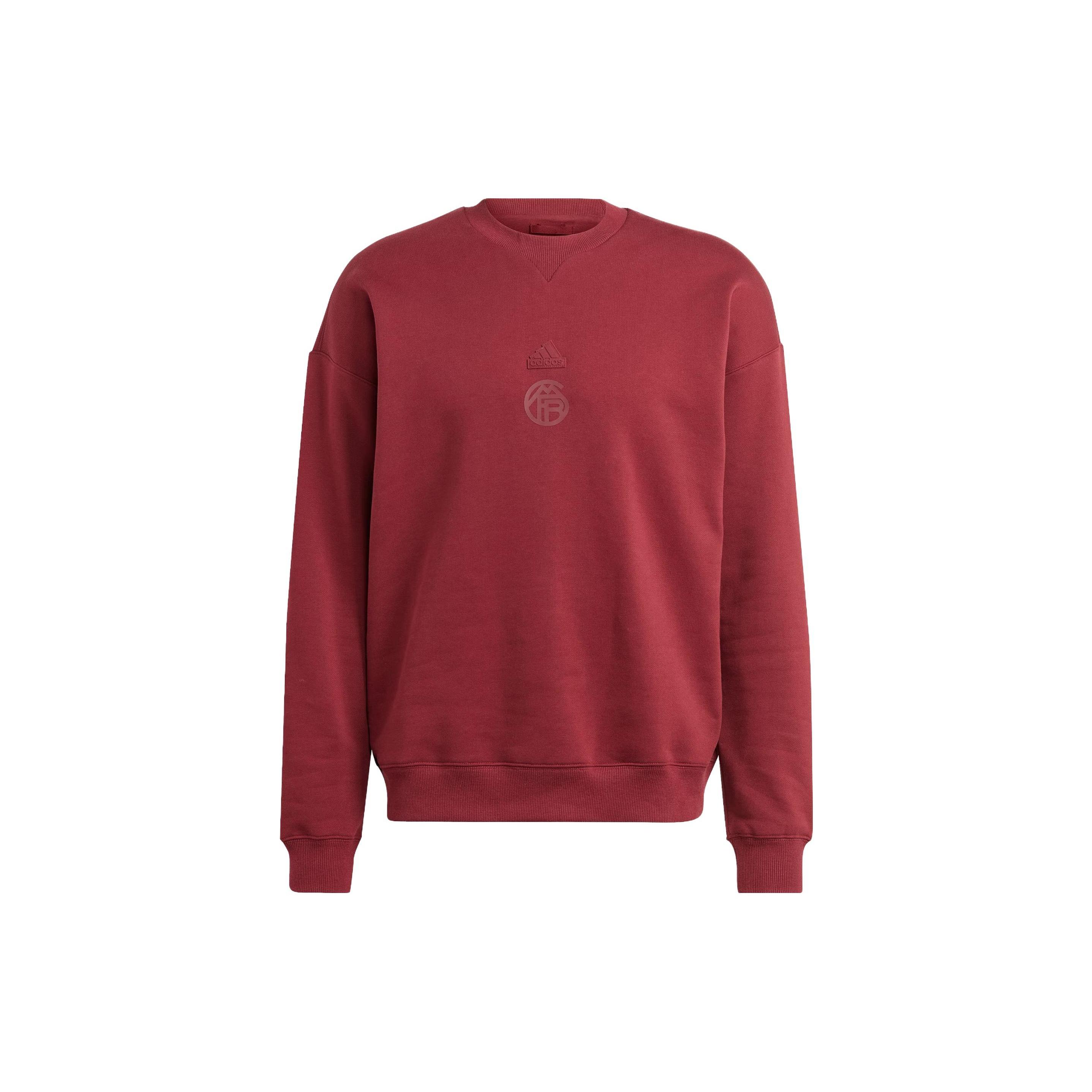 adidas FC Bayern Lifestyler Sweatshirt  Burgundy  Men s HY3308 XL
