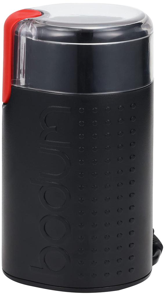 Bodum Bistro Electric Coffee with Cutter Compact Design Grinder, Black, Blade, [Authentic Product] 11160-01JP-3