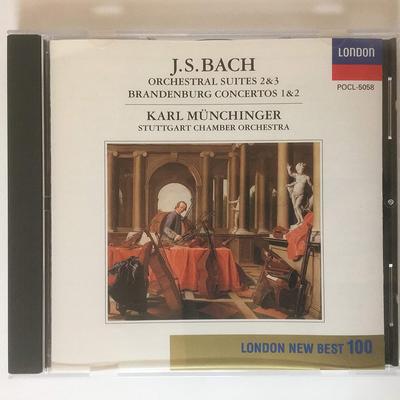 CD STUTTGARTER KAMMERORCHESTER  Bach Orchestral Suite Nos. 2 and 3 POCL5058  1993 Japan Classical Used