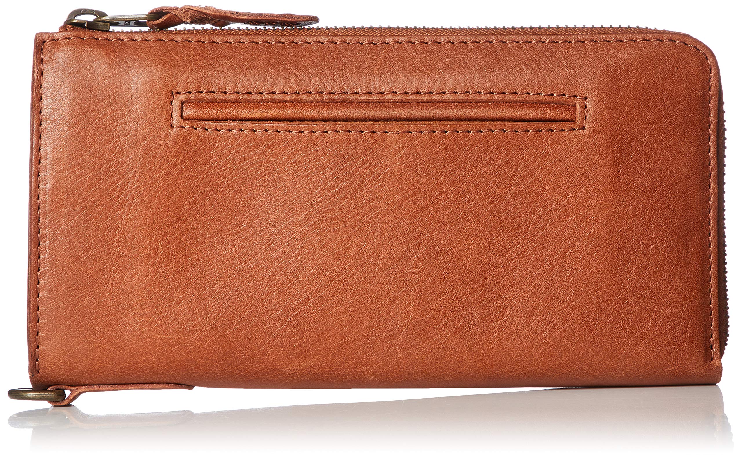 

Длинный кошелек на круговой молнии Karukuru, серия Natural Mu, коричневый