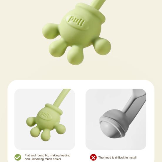 2Pcs/Set Toilet Lid Lifter Multi-Stage Adjustment Prevents Slipping Secure No-touch Toilet Lid Handle Toilet Accessory