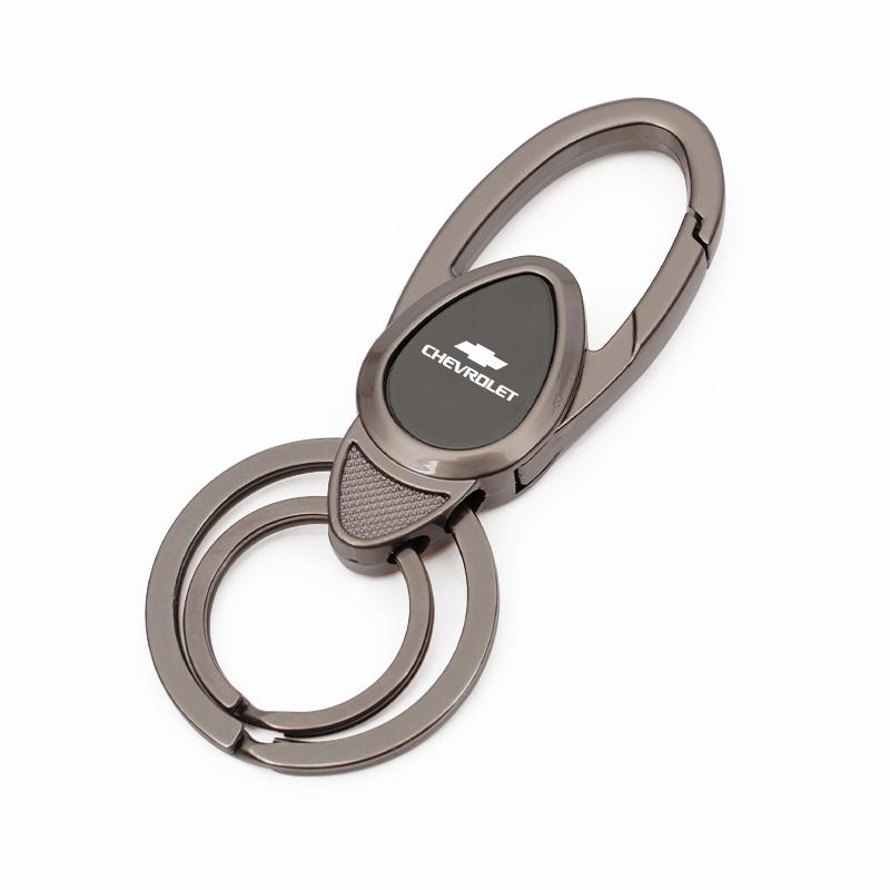 

High Quality Metal Car Keychain Auto Logo Key Holder Keyring For Chevrolet Onix Cruze Aveo Sail Corsa Matiz Camaro Cobalt Impala чёрный