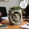 Stump Owl Flower Container Molds Candle Holder Mold Suitable for Resin Casting Handcrafted Jewelry Making and Home Deck