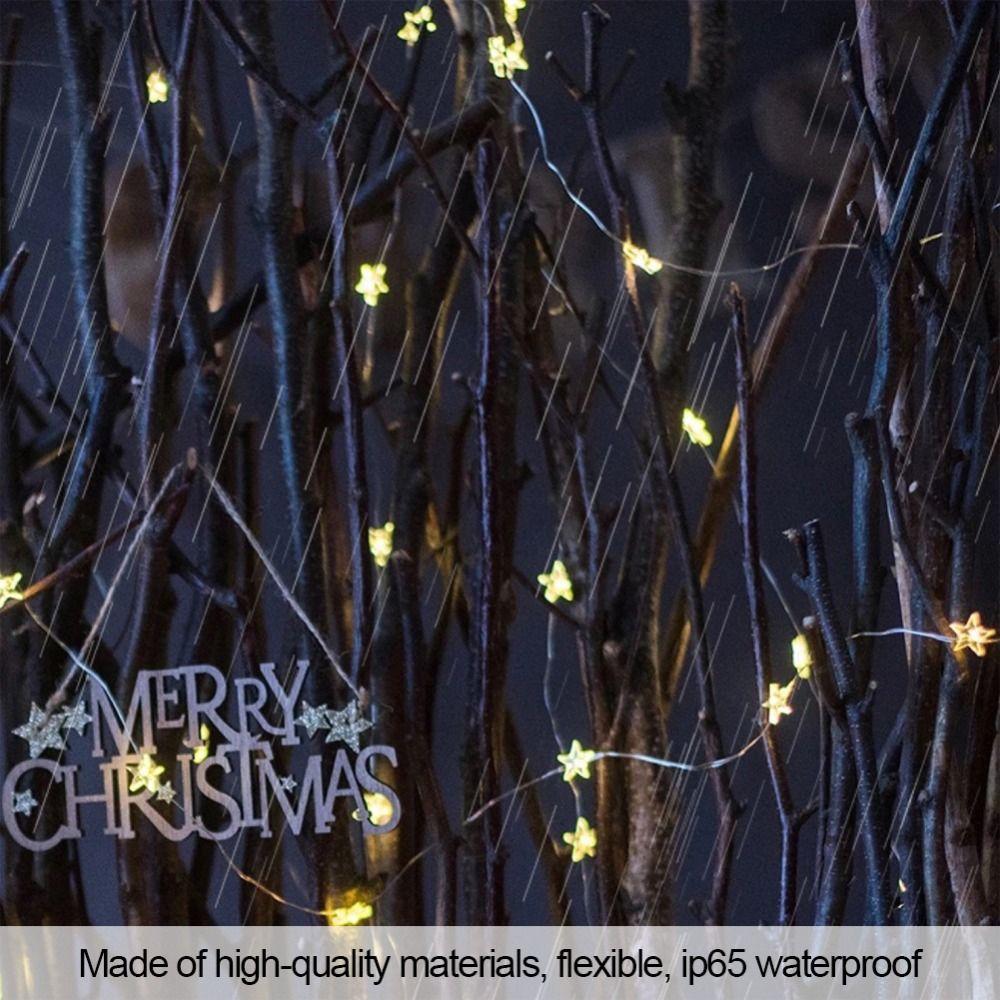 10/20/40 LED Star Light String PVC Fairy Lights Decor Lights Copper Wire Starry Light  Christmas