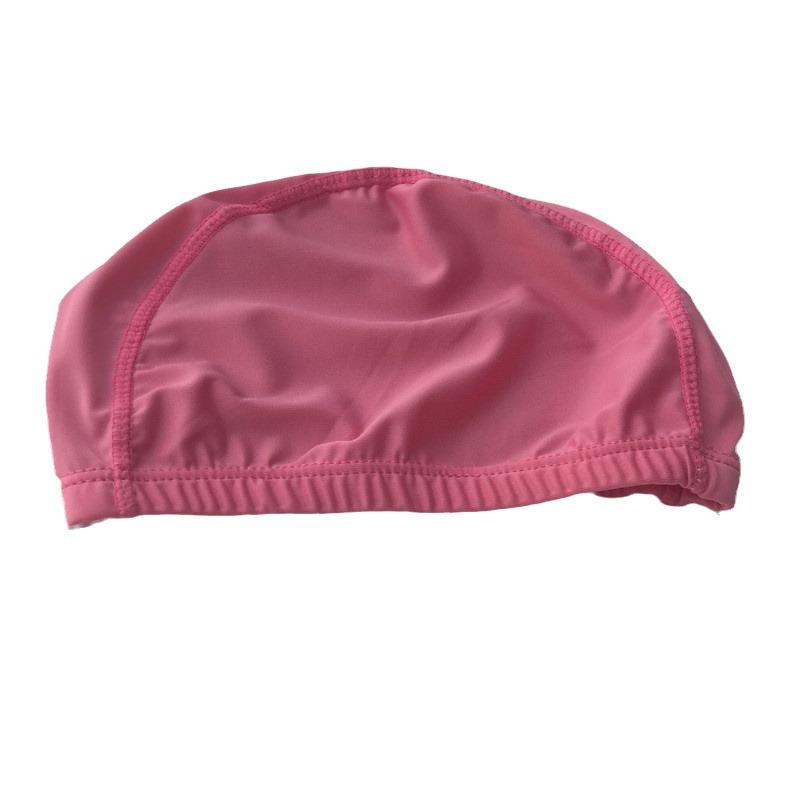 Nylon Lycra Swim Cap with Cloth Lining, Cardboard Packaging, Available In Solid and Multi-Color Choices