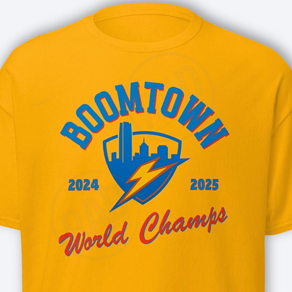 OKC Basketball World Champs Shirt 24 25 Thunder Champs Tee Locker Room SGA Unisex T-Shirt XL