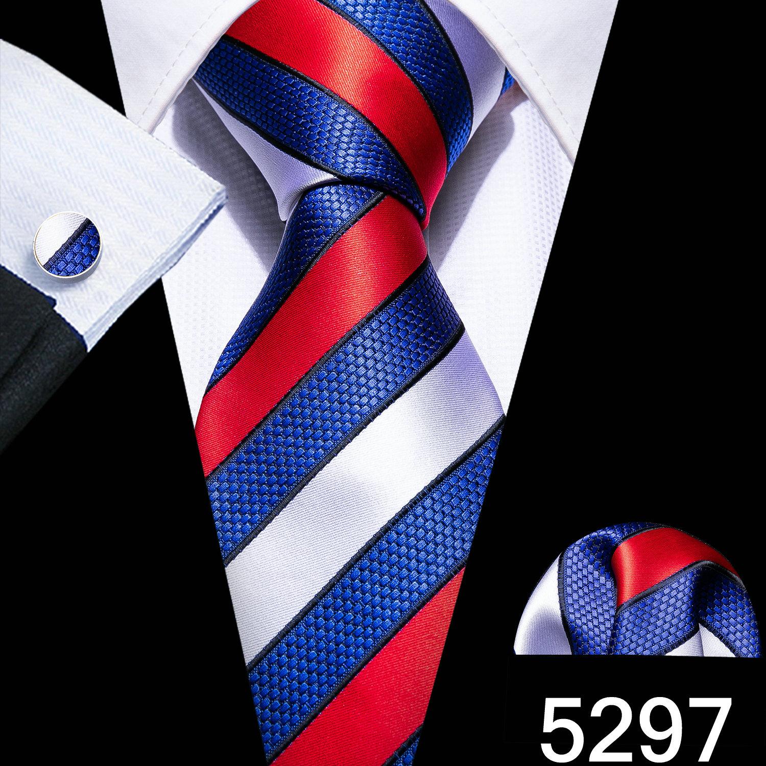 

Мужские крутые полосатые галстуки, 10 стилей, синий, фиолетовый, красный галстук, карманный квадратный комплект запонок, свадебное свидание, вечеринка N-5297