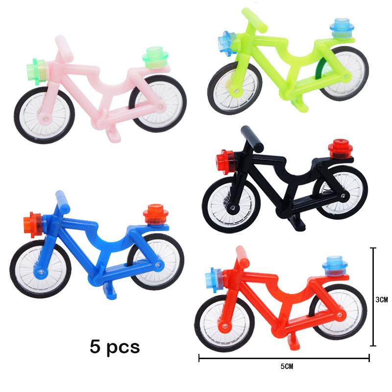 Military Motorcycle Building Block Vehicle Model Figures Accessories Soldiers WW2 Transportation Facility Police SWAT Toys