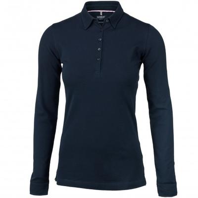 Womens/Ladies Carlington Deluxe Long Sleeve Polo Shirt