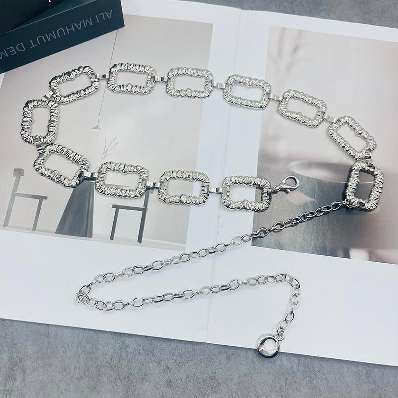 Metal Waist Chain For Women With Punk Style Elegant Belt Accessory For Dress And Suit