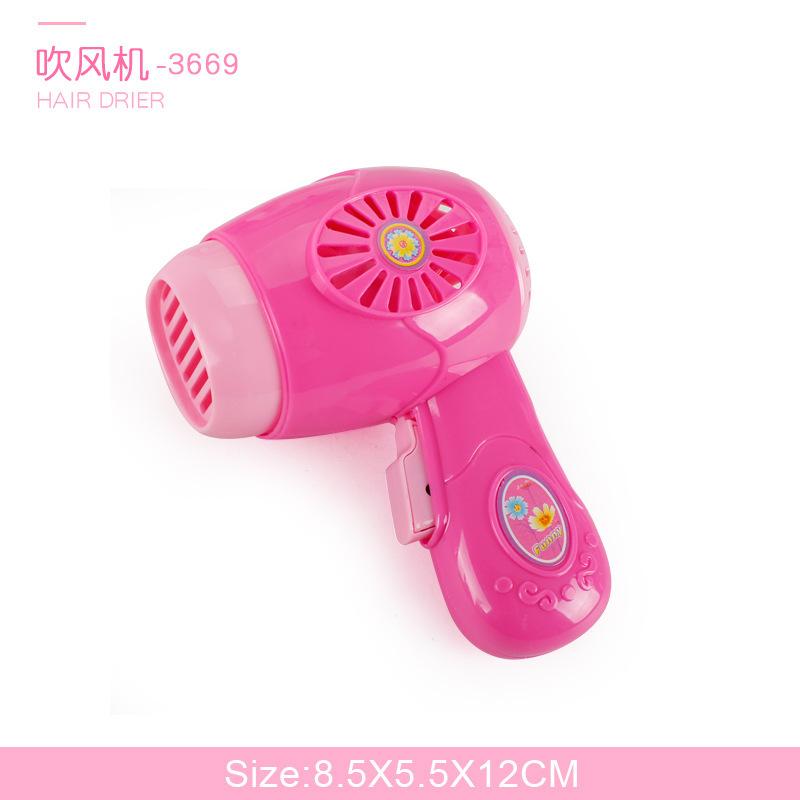 Children's Simulated Kitchen Play House Small Appliances Refrigerator Microwave Hair Dryer Coffee Machine Electric Kettle Toys