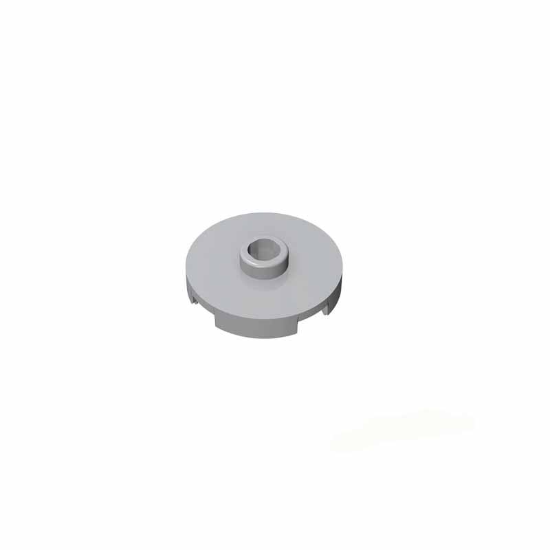 

25pcs MOC compatible particles 18674 ceramic tile board round 2 x 2, with open column building blocks DIY children s toys 25pcs світло-сірий колір