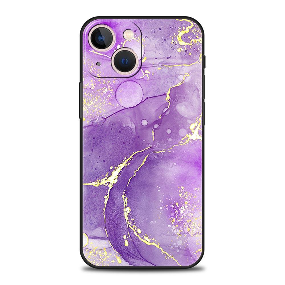 Vintage Marble Phone Case Cover for iPhone 17 16 15 14 13 12 11 Pro Max 17 Air Plus Shockproof Soft TPU Shell Fundas Capas Bags