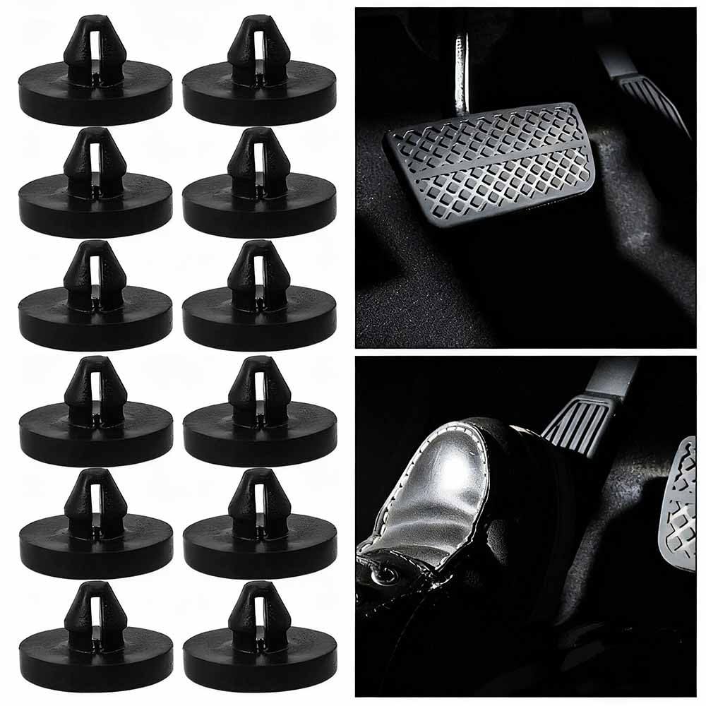 CHANGJIQ Brake Switch Stopper 20pcs Rubber Brake Pedal Pad Stop Replacement for Car Brake