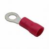Insulated Ring Connector M6 10 Pcs Red