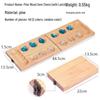 Wooden Pine Gemstone Mancala Board Game - Educational Toy for Spatial Thinking