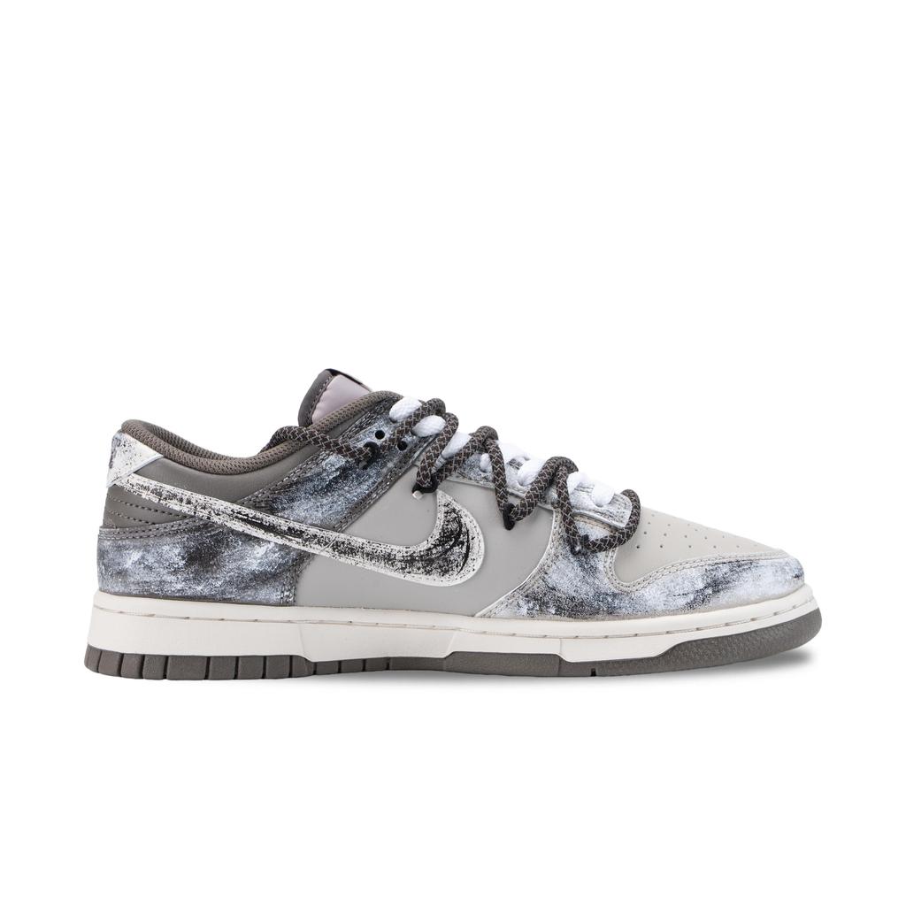 Nike Dunk Polar Frost Snow Abrasion Resistant Low Top Skateboard Shoes Unisex Gray White HF5441-009(Team836-)