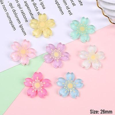 Sweet Flower Resin Ornament DIY Hair & Bag Accessories, Phone Case Stickers