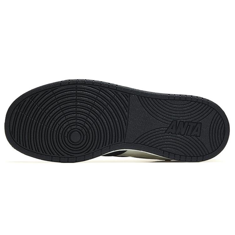 Anta Life Collection Rutschfest Abriebfest Niedrig geschnittene Skateboard-Schuhe Damen Weiß Schwarz Grau 122258068-2