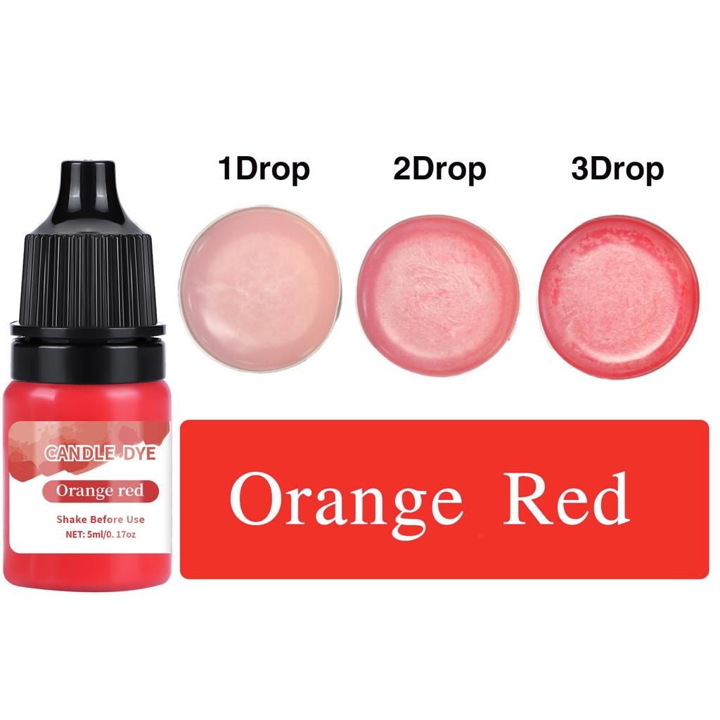 5 ml/butelka Pigment do świec woskowych Nietoksyczny pigment do świec sojowych Płynny barwnik Wosk sojowy DIY Barwniki do mydła Materiały do produkcji świec