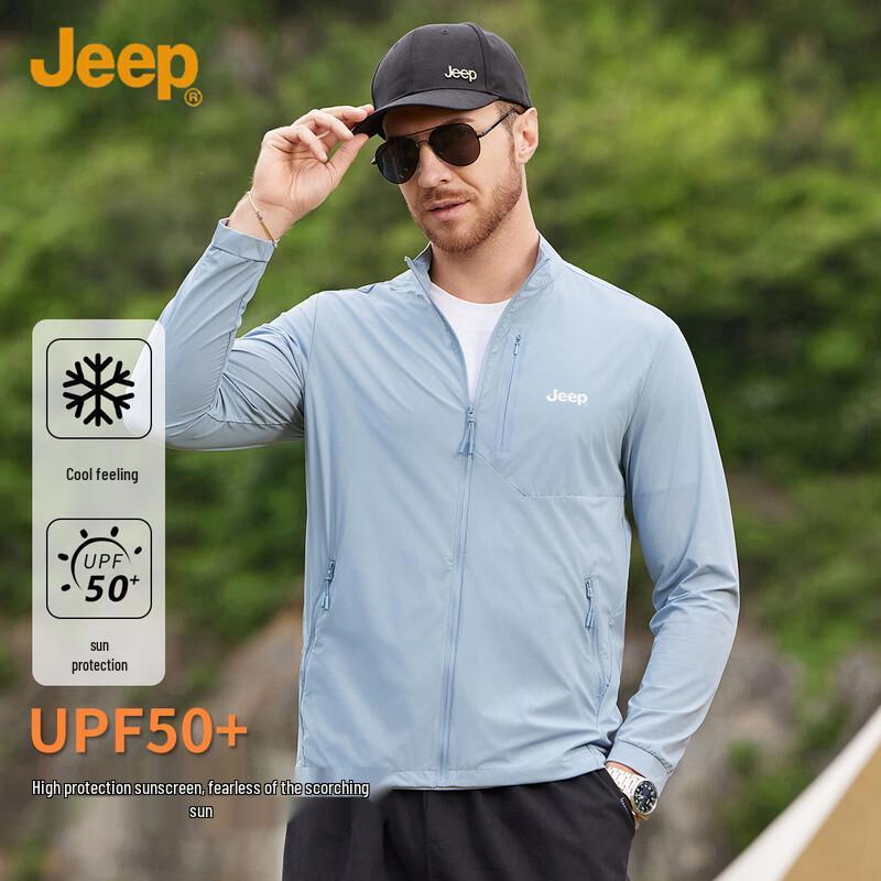 JEEP Men s Quick-Dry Sun Protection Jacket 3XL