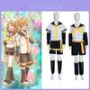 Fantasia de Cosplay de Alta Qualidade Kagamine Rin/Len Para Comic Con e Role Play