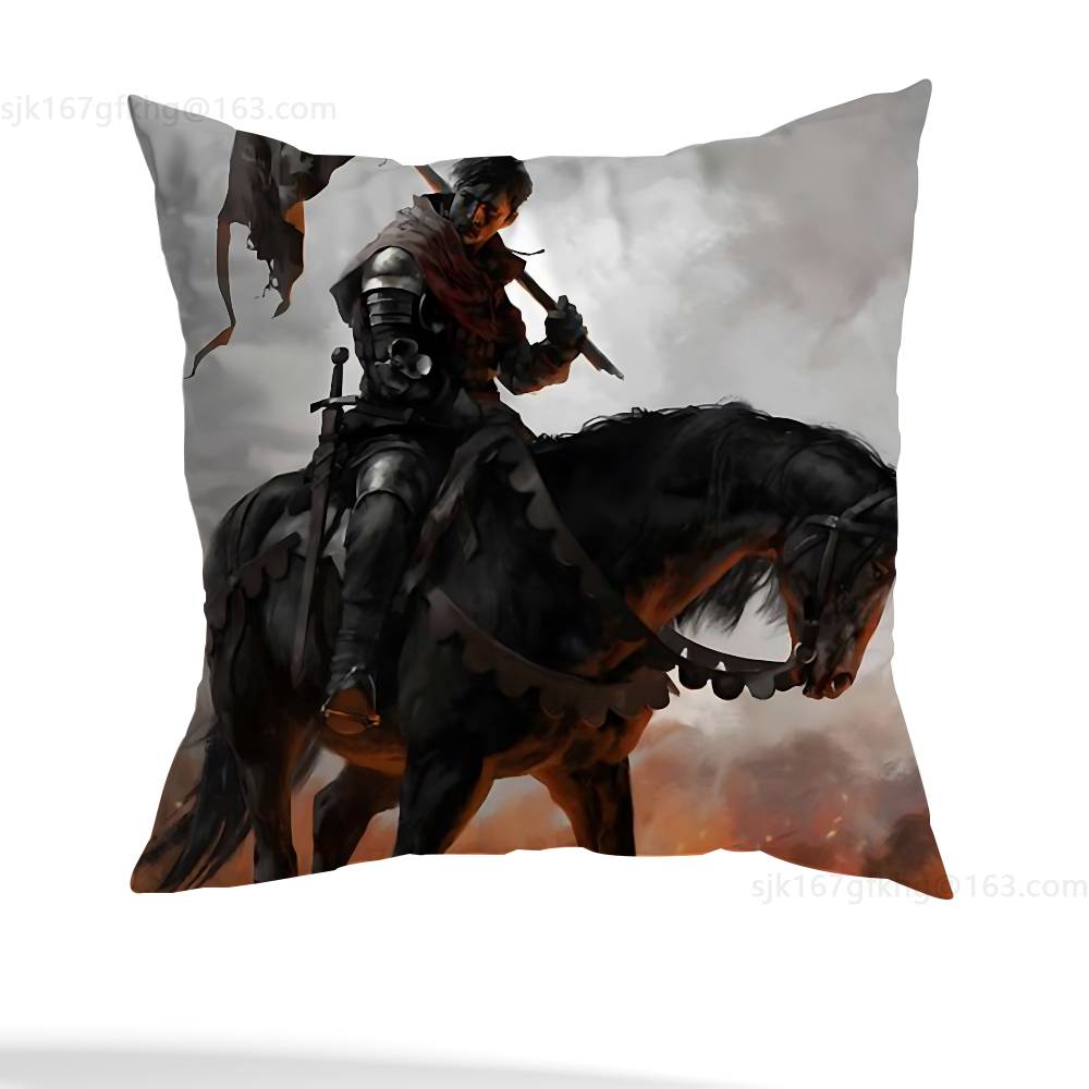 K-Kingdom Come Deliverance Pillow Cover Living Room Sofa Cushion Cover Bedroom Room Bed Pillow Cover Home Decoration