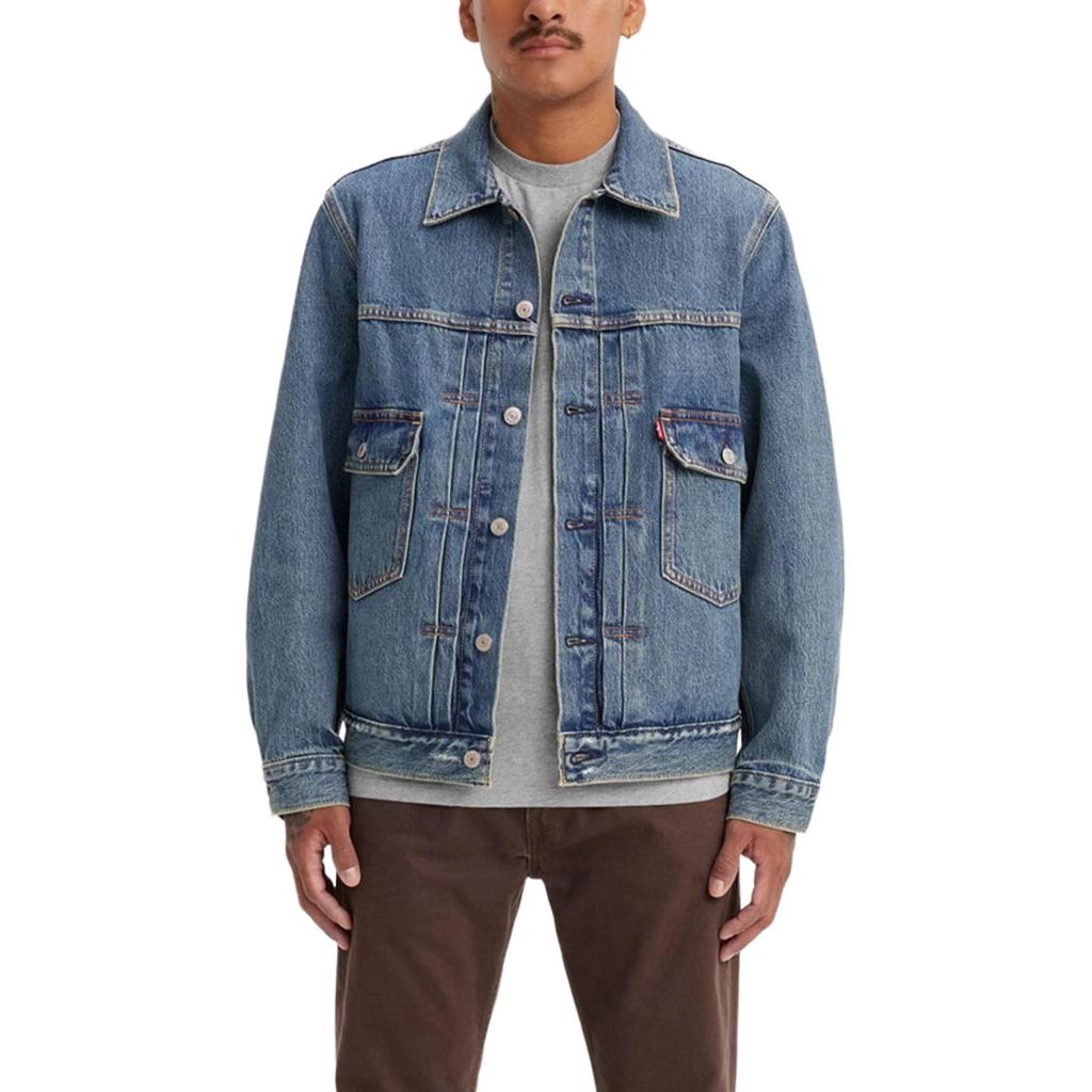 Levis Vintage Single-Breasted Loose Fit Denim Jacket Unisex jackets A7632-0000