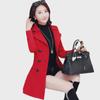 New Women's Medium and Long Slim Woolen Coat - Autumn/Winter Korean Style