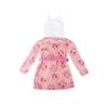 Children's Bathrobe - DISNEY - Hooded Robe - Gabby's Dollhouse - Pink - 3 Years