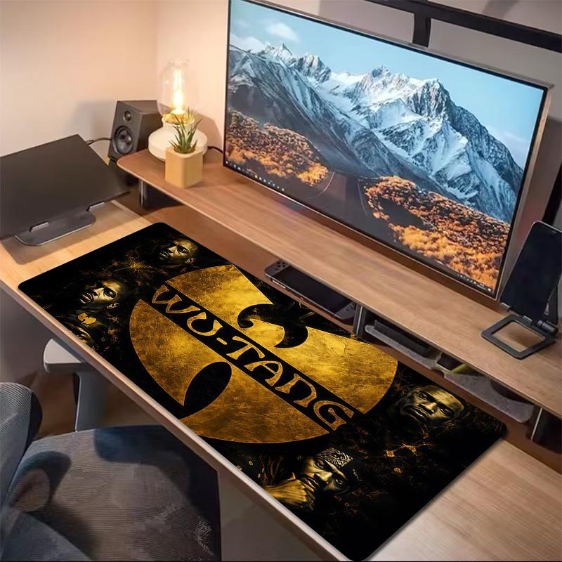 Wu‑Tang Clan Print  Cushion Non-slip Laptop Tablet Big Mousepad XXL Mat Mini PC Playmat With Lock Edge