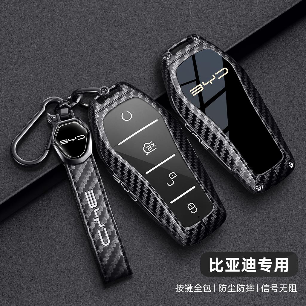 Car Key Case For Byd Atto 3 Han Ev Dolphin Remote Control Protect Cover Auto Accessories