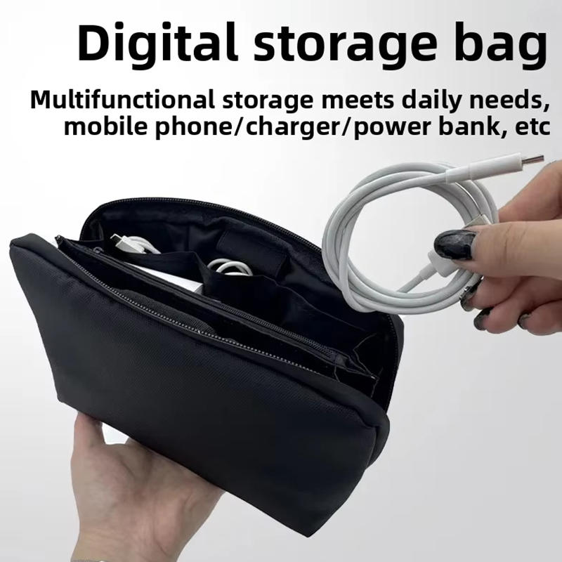 Tragbare Datenkabel-Aufbewahrungstasche Maus Kopfhörer Powerbank Digitales Zubehör Organizer-Tasche Geschäftsreise Make-up-Taschen