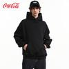 Coca-Cola Men's Gradient Plaid Stripe Heavyweight Hooded Sweatshirt