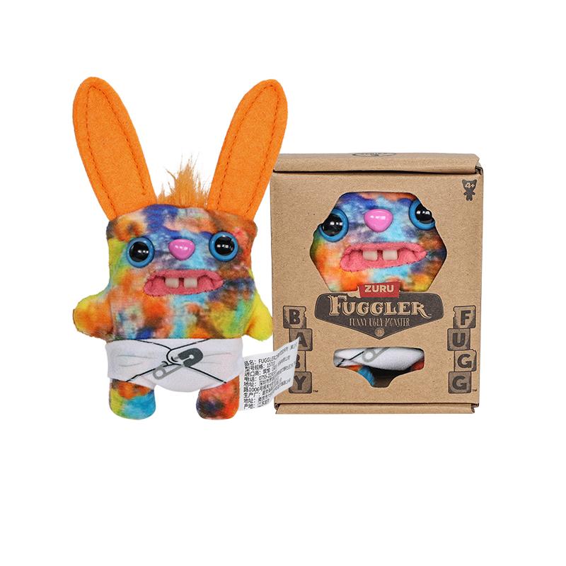 Original Fuggler Plush Mr Needles Screech Oogah Boogah Funny Ugly Monster Baby Fugguler Series Babies Fugg in Diaper Soft Toy