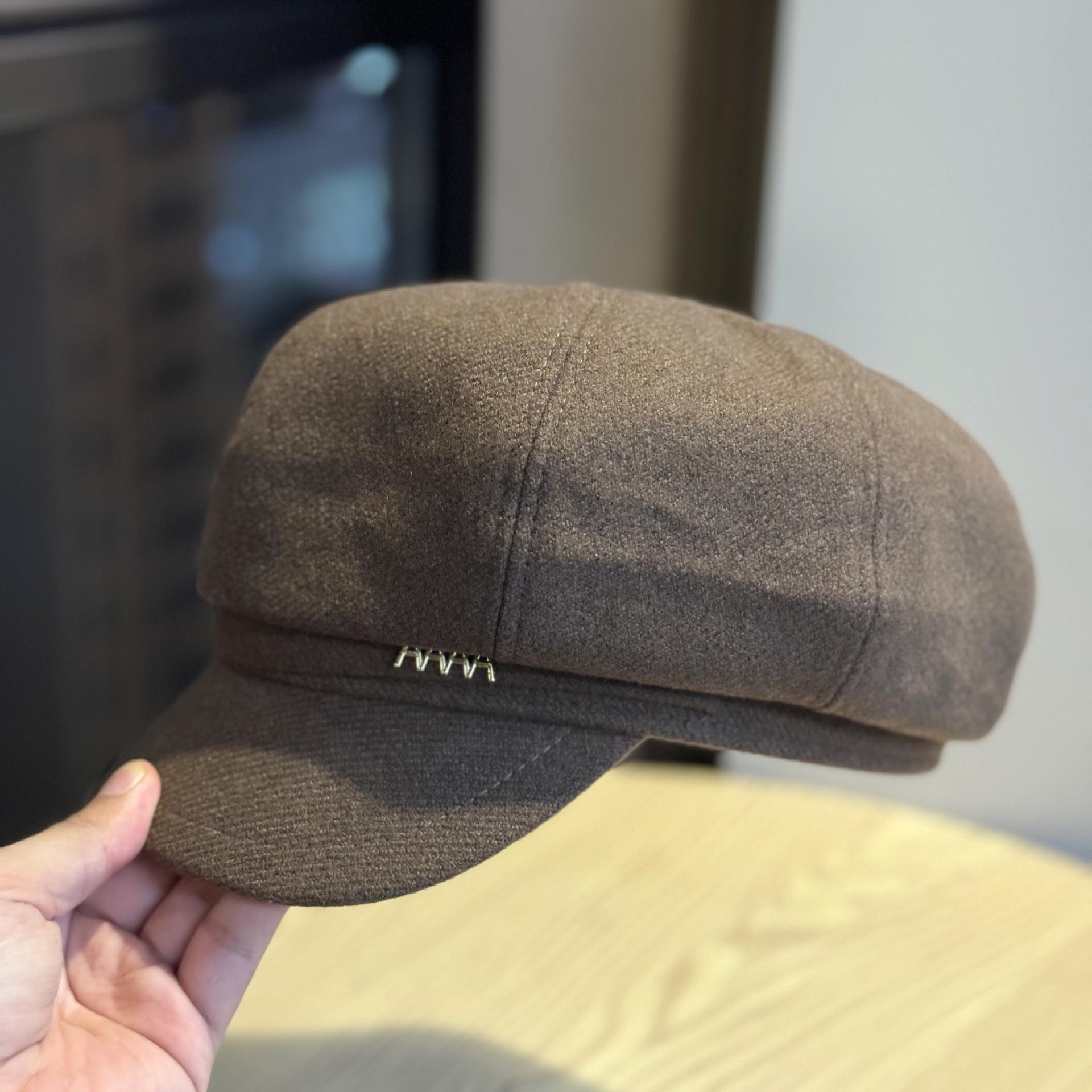 

Новая восьмиугольная шляпа для женщин Осень и Зима Британский берет Маленький корейский стиль Японский стиль Литературная кепка Шляпа художника Adjustable