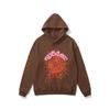 High-Quality 450g Men's Spider Web Foam Print Hoodie - Young Thug Style